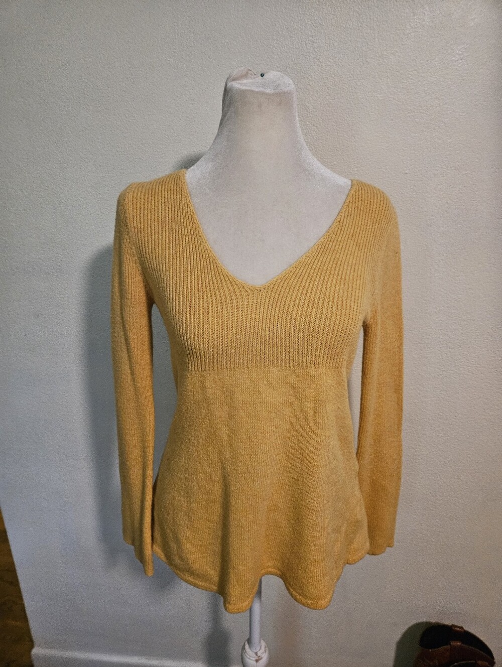Old Navy Y2K VINTAGE Babydoll Yellow Top